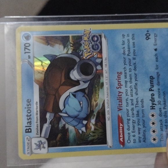 POKEMON-Blastoise Holographic rare card! Perfect Condition. - Picture 2 of 5